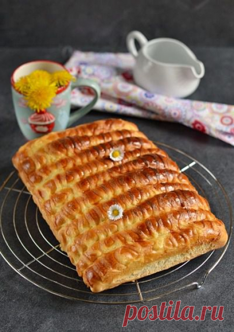 Сдобные булочки-сайки с заварным кремом - кулинарный рецепт