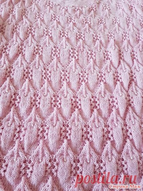 Ажурная кофточка. - Вязание - Страна Мам