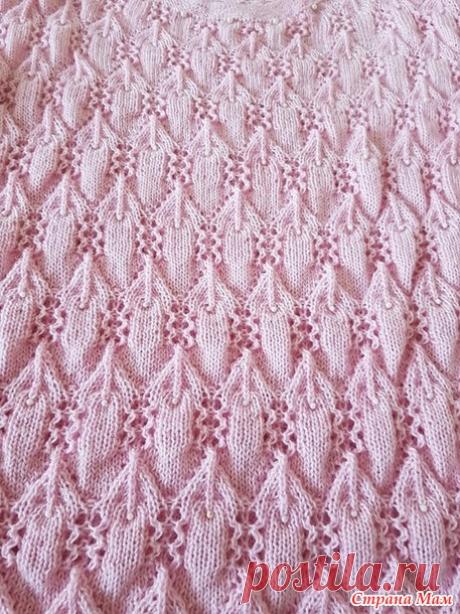 Ажурная кофточка. - Вязание - Страна Мам