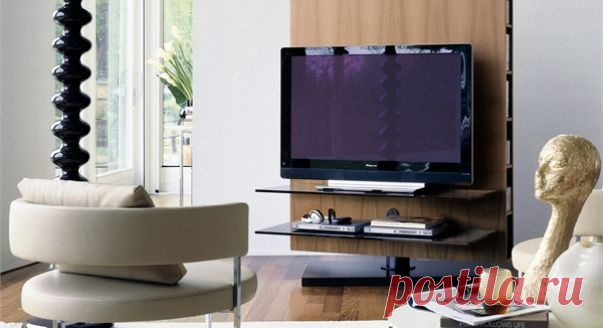 Расположение телевизора в гостиной. Как разместить?