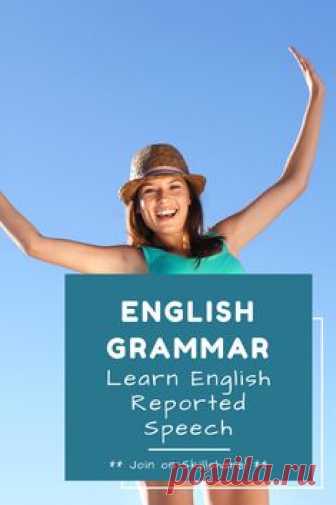 Learn to use reported speech in English | Improve your English grammar  Learn English on Skillshare with Smart English Learning. Join my courses about English grammar, vocabulary, speaking, and writing skills. Learn General English and English for business. Learn English Grammar Online  #learnenglish #learnenglishonline #smartenglishlearning #skillshare #onlinecourses #englishcourses #onlineenglishcourses #grammar #vocabulary #speaking #writing #englishgrammar