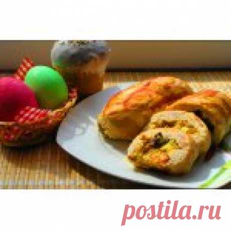 Куриный рулет "Вкуснее не бывает" Кулинарный рецепт