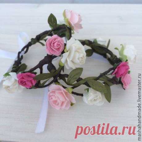 Цветочный браслет - розовый, свадьбы, свадьба, свадебные аксессуары, свадебное украшение, невеста