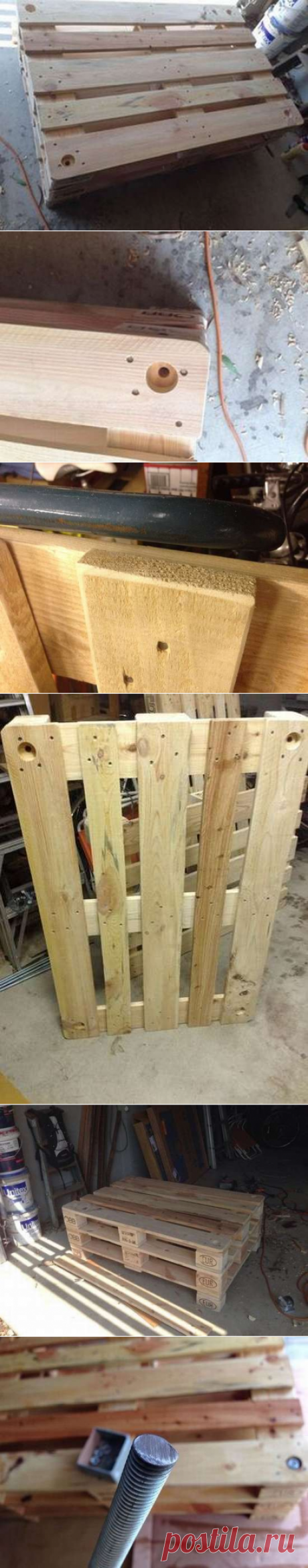 Стол из поддонов пошагово