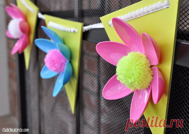 Поделки из одноразовых ложек