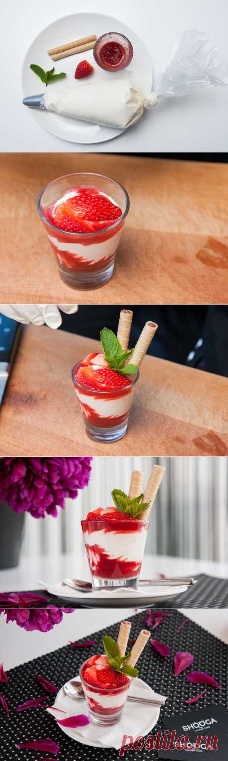 Веррин с клубникой