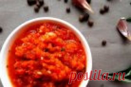 Аджика деревенская (соус к мясу) - пошаговый рецепт с фото на Повар.ру