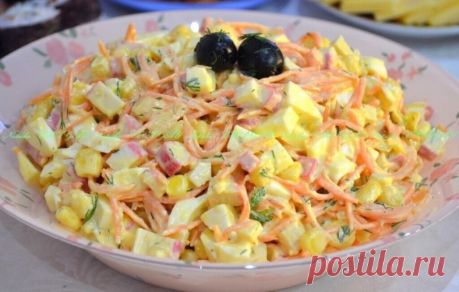 Салат с морковью по-корейски 