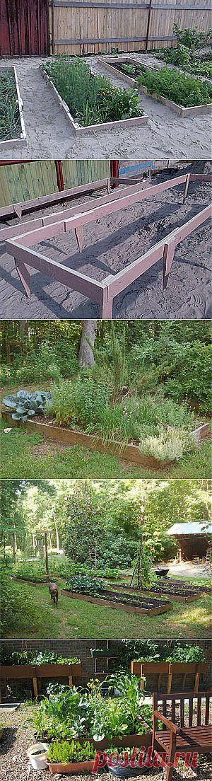 Ограждения для грядок и клумб - делаем приподнятые грядки | Умелые ручки