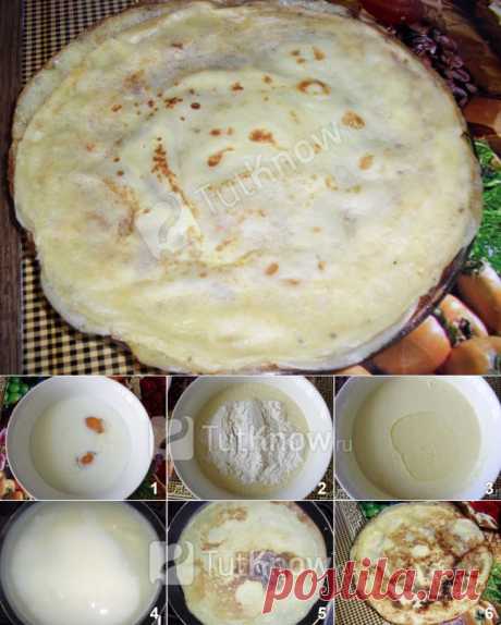 Блины на молоке