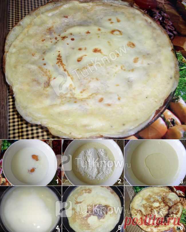 Блины на молоке