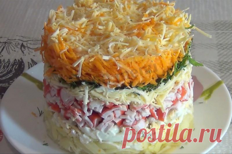 Удивительно вкусный салат “БАРХАТНЫЙ”
