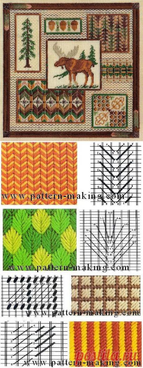 вышивка барджелло.