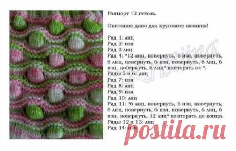 Вязание )))))))))
Узор спицами.