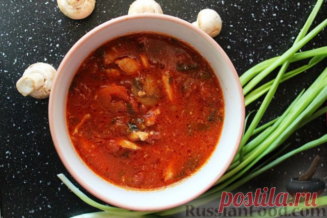 Рецепт: Куриный суп по-азиатски на RussianFood.com