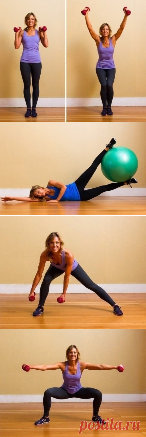5 упражнений для внутренней части бедер.