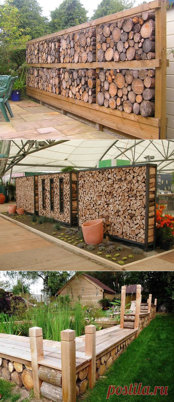 Build a Cordwood Fence for Yard Privacy