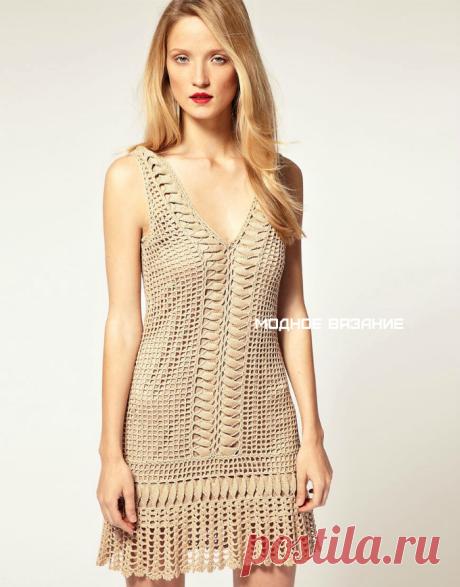 Оригинальное платье от Karen Millen - Модное вязание