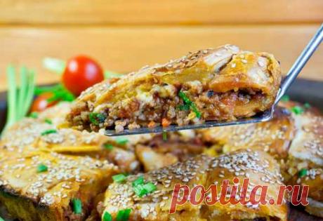 Креатопита, греческий пирог с мясом — Готовим дома