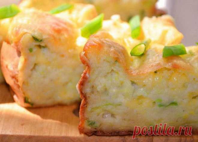 Кабачковая запеканка с сыром