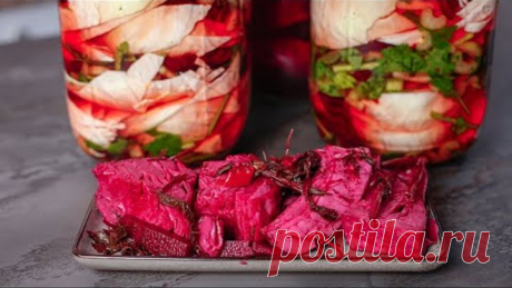 ОЧЕНЬ ЛЕГКИЙ и ВКУСНЫЙ рецепт капусты по-грузински. Квашеная капуста со свеклой. Соленье из капусты.