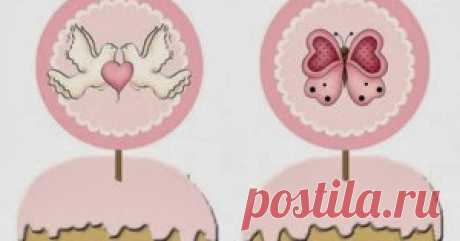 Palomas y Mariposas: Toppers para Imprimir Gratis.     Bellos Toppers con Palomas y Mariposas para Imprimir Gratis.   Estos  Toppers  con Palomas y Mariposas   quedarán preciosos   para  tu bo...