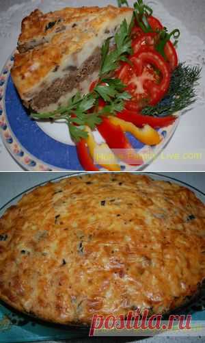 Картофельная запеканка с мясом и грибами - Кулинарные рецепты