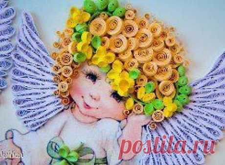 Ангелочки. Квиллинг