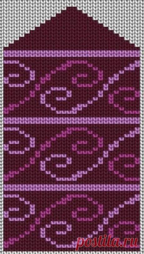 Жаккардовые узоры для варежек из категории Интересные идеи – Вязаные идеи, идеи для вязания