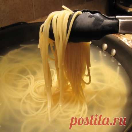 Как правильно готовить  макароны...