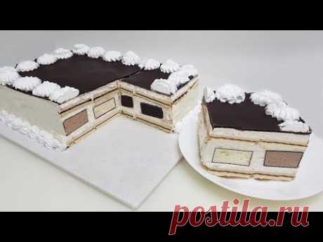 ТОРТ БЕЗ ВЫПЕЧКИ ПТИЧЬЕ МОЛОКО ( cake without baking "bird's milk" )