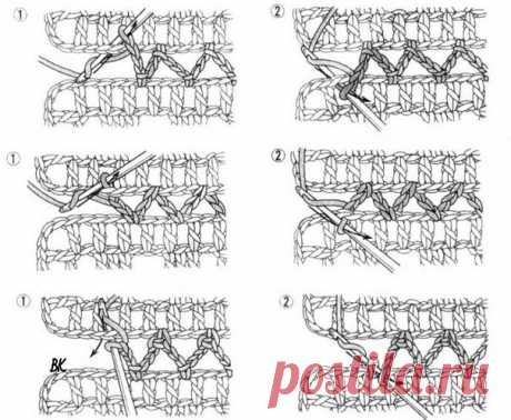 Как соединить вязаные детали крючком