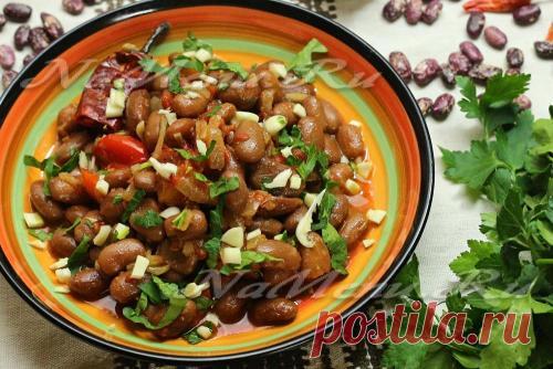 Лобио из красной фасоли, классический рецепт