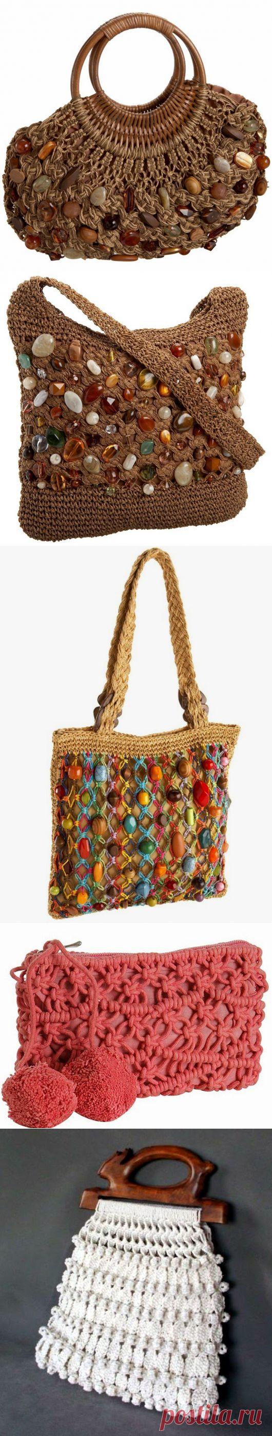 Сумочки ручной работы: Сумочки в технике макраме