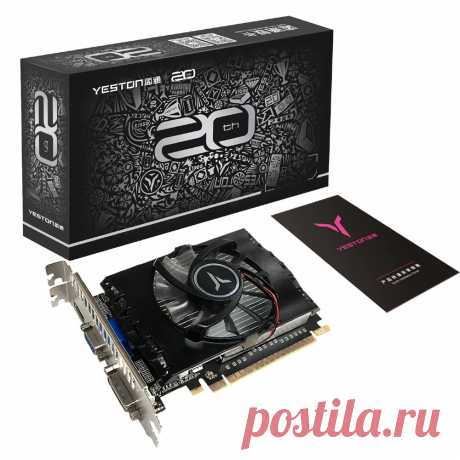 Yeston geforce gt730 2g d5 va graphics card 384 units 902mhz 5012mhz ddr5 gaming video graphics card Sale - Banggood.com sold out-arrival notice-arrival notice