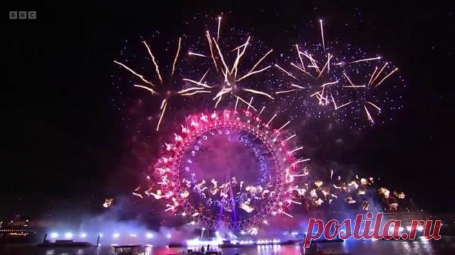 Новогодний Лондонский фейерверк 2024