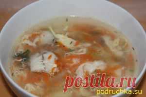 Рыбный суп с яйцом. | любимые блюда