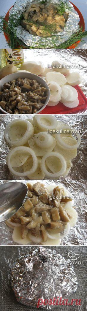Картофель с грибами по-огородничьи – рецепт с фото от Лиги Кулинаров, пошаговый рецепт