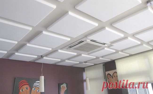Отделка потолка плитками из пенополистирола | Журнал 