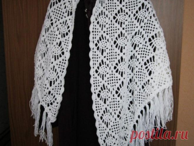 Шаль крючком