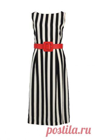 Платье LOST INK. AYLA BELTED STRIPED DRESS купить за 1 649 руб LO019EWDFS05