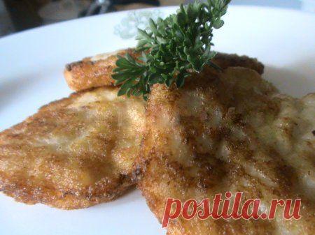 Куриные оладьи.