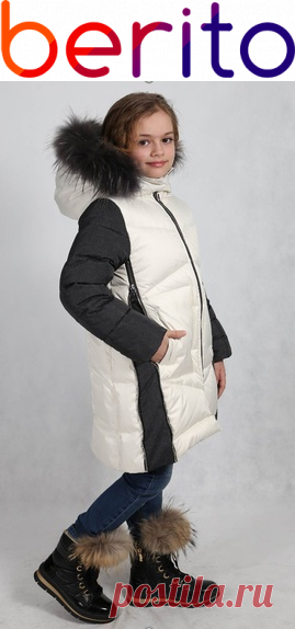 Зимнее пальто для девочки Borelli  на зиму  для девочки 4303991, купить за 10 500 руб. в интернет-магазине Berito