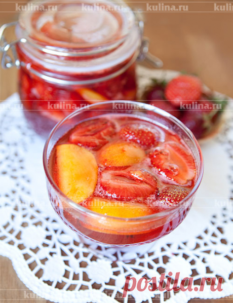 Варенье из клубники с персиками – рецепт приготовления с фото от Kulina.Ru