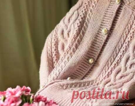 Розовая жакетка