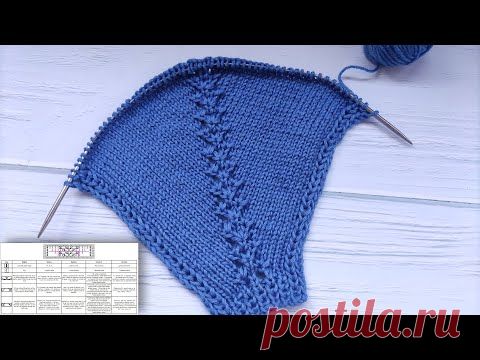 Lace Knit Raglan Stitch | Raglan von oben stricken | Raglan dall'alto verso | Raglán de arriba abajo