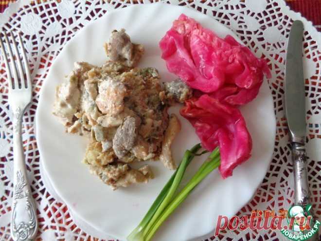 Драники в горшочках в заливке Кулинарный рецепт