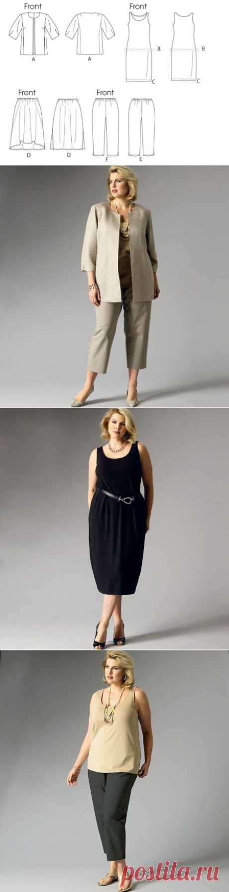 Butterick Pattern: B5899 Womens' Wardrobe Pieces | Easy — jaycotts.co.uk - Sewing Supplies