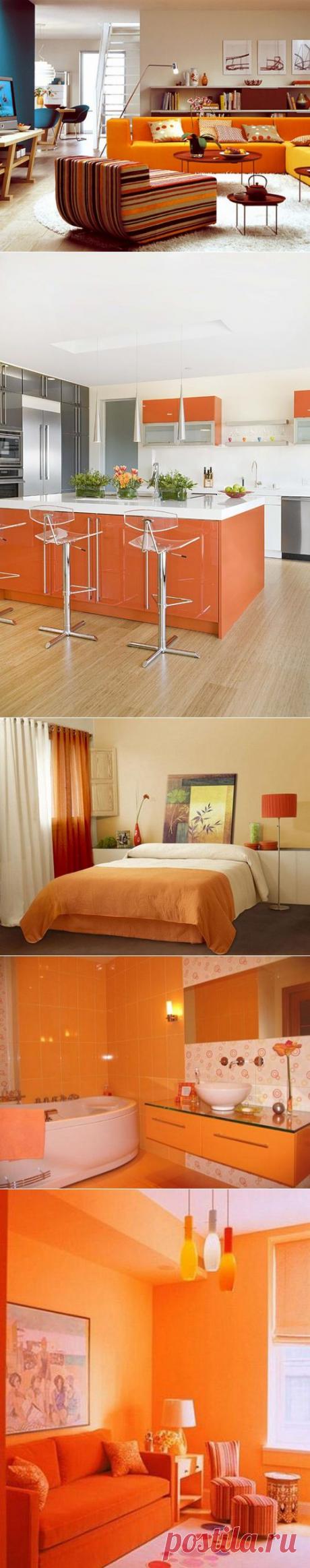 Абрикосовый цвет в интерьере: нежный и утонченный (фото) | Дом Мечты