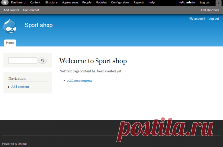 Шаг 1. Установка и локализация Drupal 7 и модуля Commerce | Drupal learning